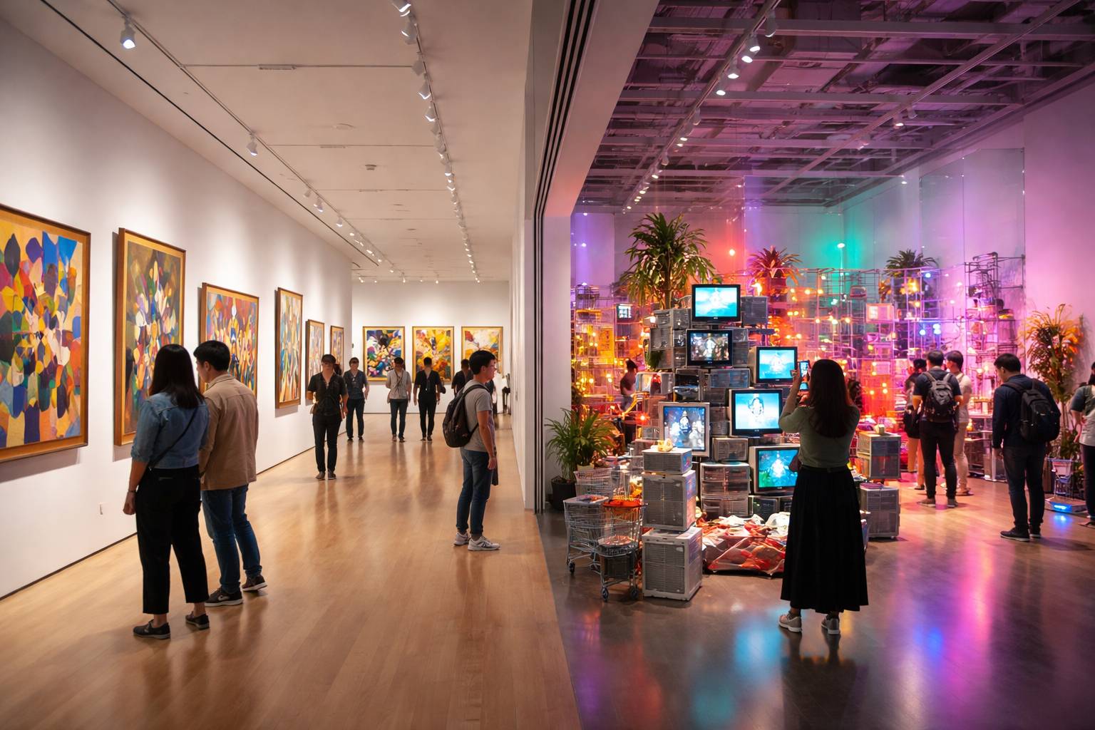 Arte moderno vs. arte contemporáneo: diferencias claras (con ejemplos fáciles)